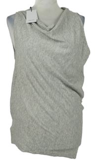 Nové - Dámská šedá svetrová vesta Reiss 