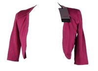 Nové - Dámske fuchsiové úpletové bolerko s korálkami Coast