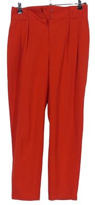 Dámske červené paperbag nohavice Primark