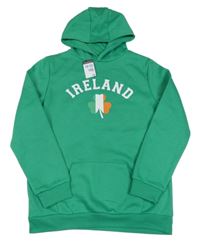 Nové - Modrá mikina s nápisem a kapucí Primark