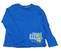 Modré tričko s obrázkom