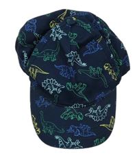 Tmavomodrá kšiltovka s dinosaury Primark