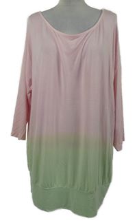 Dámská světlerůžovo-světlezelená tunika Body Flirt 