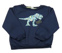Tmavomodrá mikina s dinosaurom Kiki&Koko