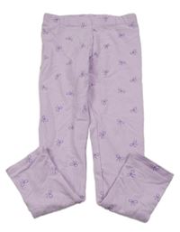 Lila silnější legíny s mašlemi H&M