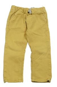 Okrové teplákové rifle C&A