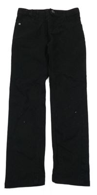 Černé plátěné kalhoty Zeeman