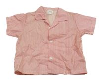 Červeno-biela pruhovaná košeľa