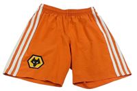 Oranžové sportovní kraťasy Adidas