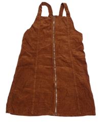 Hnedé menšestrové prepínaci šaty Denim Co.