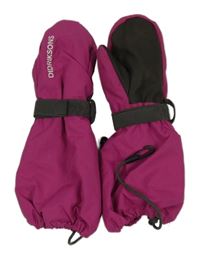 Růžové šusťákové rukavice Didriksons