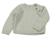 Sivý vzorovaný vlnený sveter La Redoute