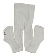 Biele kárované pančuchy