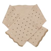 Světlerůžová pletená šála se srdíčky M&S