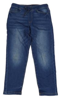 Tmavomodré teplákové rifle Pepperts