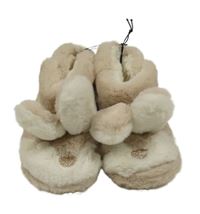 Nové - Starorůžové kožešinové válenky se zajíčky F&F vel. 22