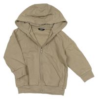 Béžová prepínaci mikina s kapucňou Next