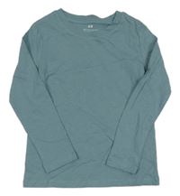 Modrošedé tričko H&M
