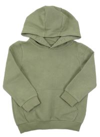 Khaki vzorovaná mikina s kapucňou F&F