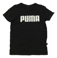 Černé tričko s logem Puma