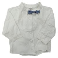 Bílá košile s motýlkem H&M