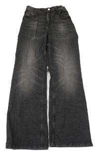 Tmavošedé baggy rifle H&M