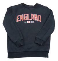 Tmavomodrá mikina s nápisom F&F