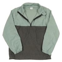 Světleolivovošedo-tmavosivá menšestrová bunda