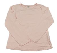 Svetloružové tričko s kvetmi HIP&HOPPS