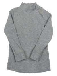 Šedý melírovaný thermo rolák Wed'ze