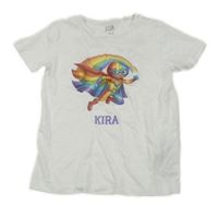 Biele tričko s obrázkom Kiki&Koko