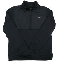 Čierna thermo mikina s logom UNDER ARMOUR