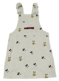 Bílé riflové šaty s Minnie a Mickey a Plutem PRIMARK