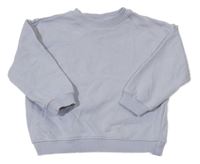 Světlemodrofialová oversize mikina ZARA