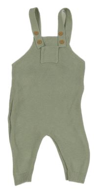 Světlekhaki pletené laclové kalhoty s kapsou Matalan