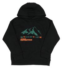 Čierna mikina s horami a kapucňou Primark