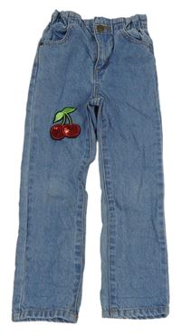 Modré paper bag rifle s třešní s flity LaRedoute