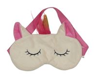 Bílá maska na oči - jednorožec Primark