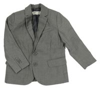 Sivé melírované slávnostné sako H&M