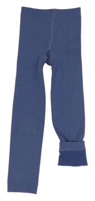 Modrošedé thermo punčochové legíny Kuniboo