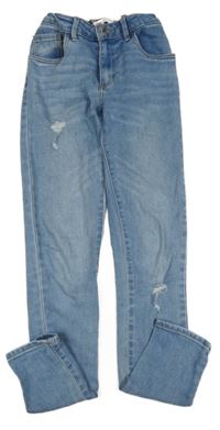 Modré super skinny rifle s vyšúchaním Levi´s