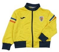Horčicová športová prepínaci mikina s nášivkou - Romania Joma