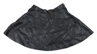 Čierna koženková sukňa H&M