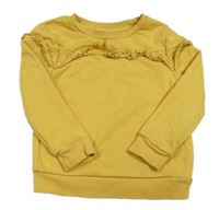 Okrová mikina s madeirou George