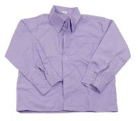 Lila košile s kapsou 