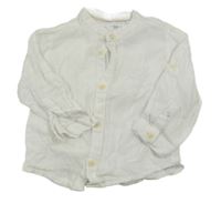 Bílá lněná košile Zara