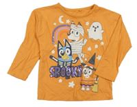 Pomerančové triko s Bluey George