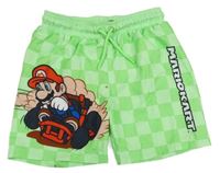 Zelené kostkované plážové kraťasy s Mariem Primark