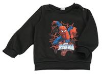 Čierna mikina so Spidermanem