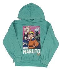 Zelená mikina s kapucí - Naruto H&M